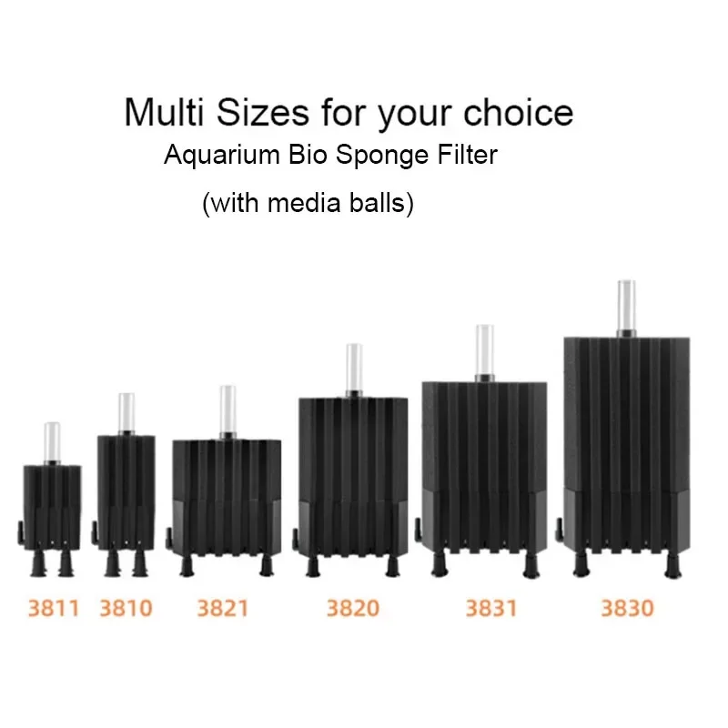 Aquarium Fish For Beginners - New Big Bio Sponge Filter for