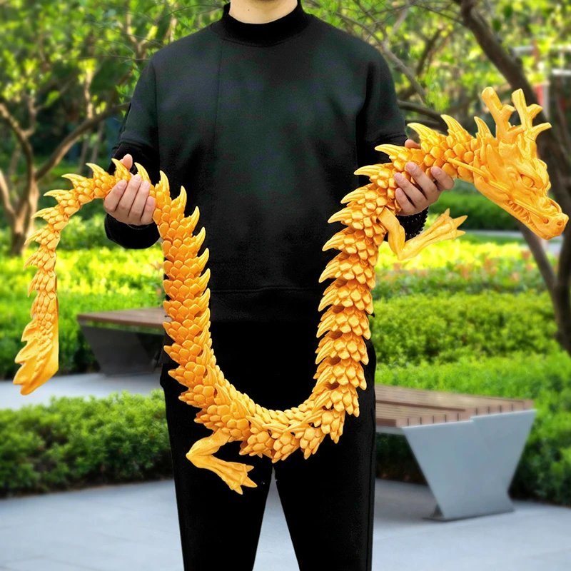 Aquarium Fish To Buy - 3D Printed Conjoined Dragon Ornaments, Movable