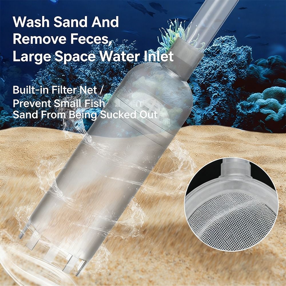 Aquarium Fish For Beginners - New Siphon Aquarium Gravel Cleaner Pump