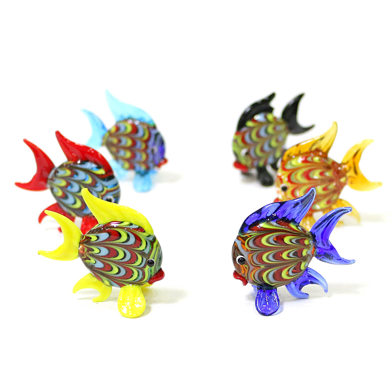 Aquarium Fish Real - Colorful Tropical Fish Mini Figurines Cute