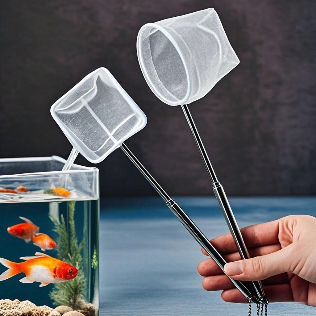 Fish Net Handle - Aquarium Fish Net - a Retractable