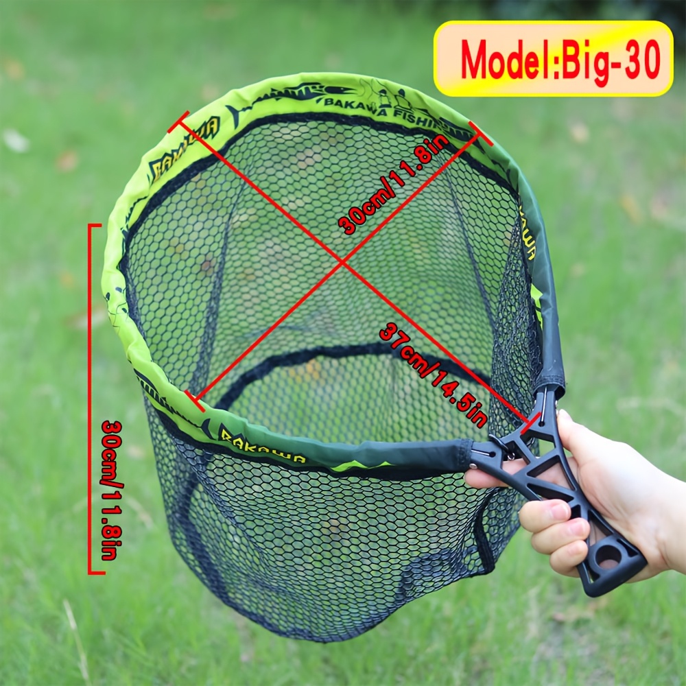BAKAWA Folding Fishing Net Sho - Fish Net Handle recension och pris