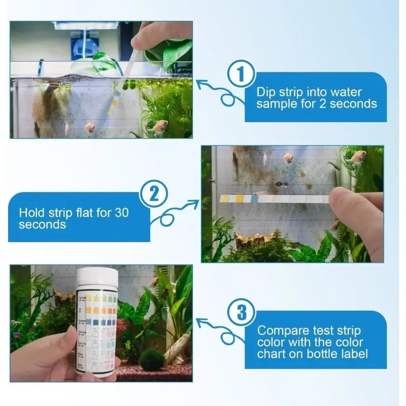 Aquarium Test Strip  Freshwate - Aquarium Fish Freshwater recension och pris
