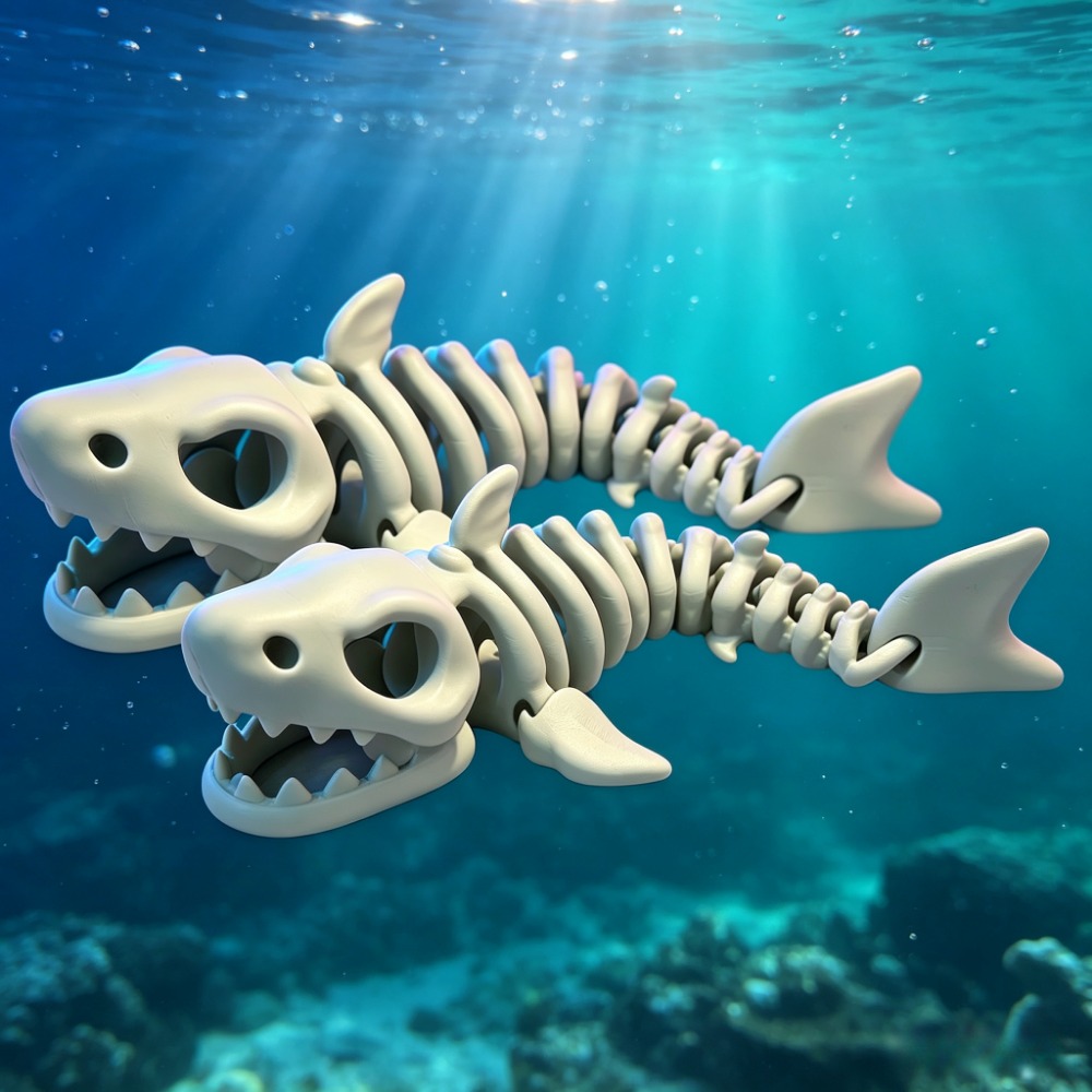 Shark Skeleton Aquarium Decor  - Aquarium Fish Real recension och pris