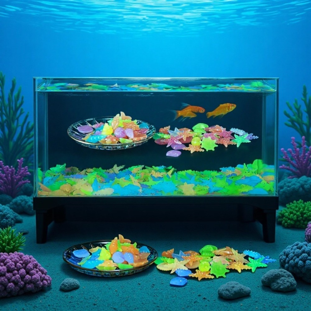 Glowing Luminous Ocean Stones  - Aquarium Fish Real recension och pris