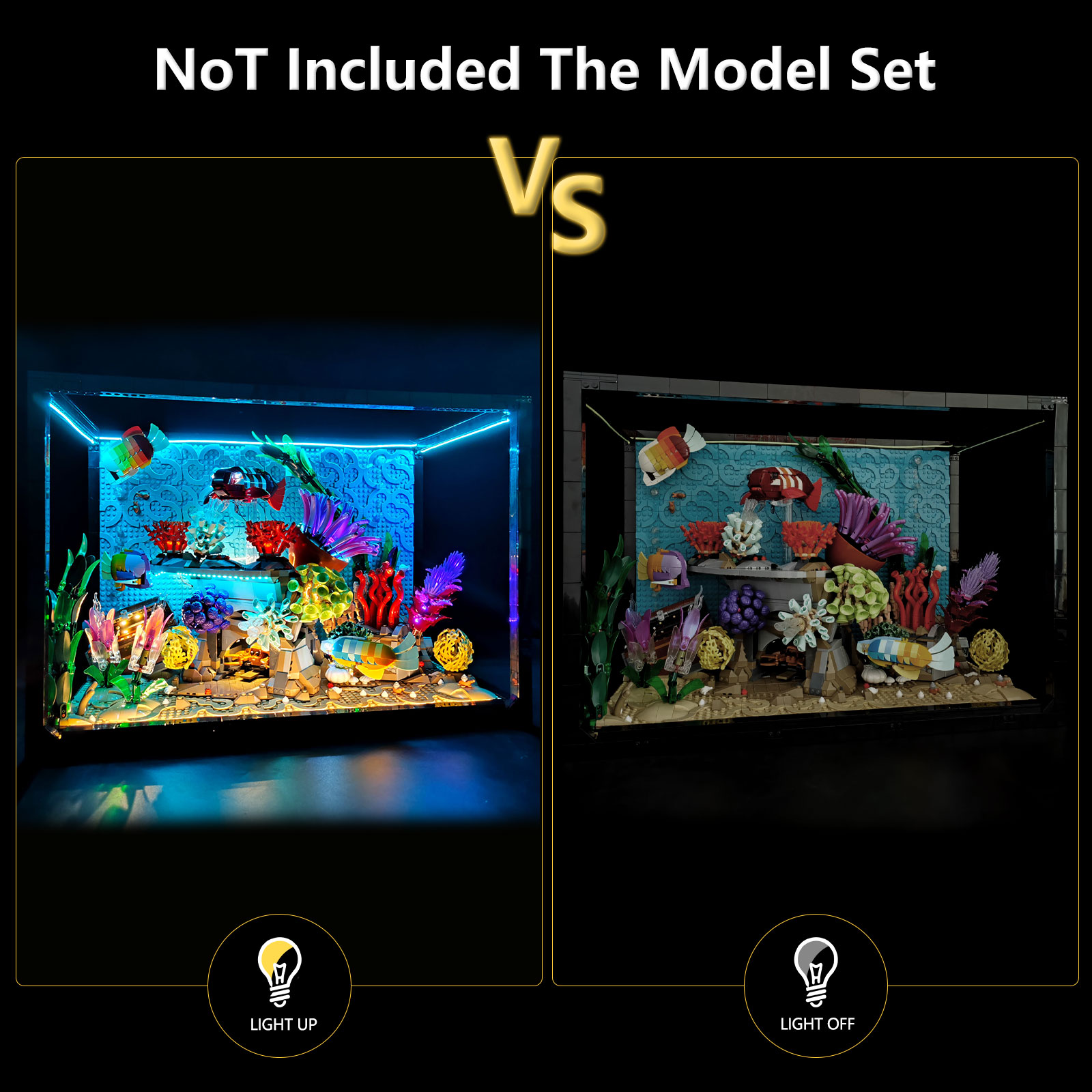 LYBMTWF LED Lighting Kit Compa - Aquarium Fish Light recension och pris
