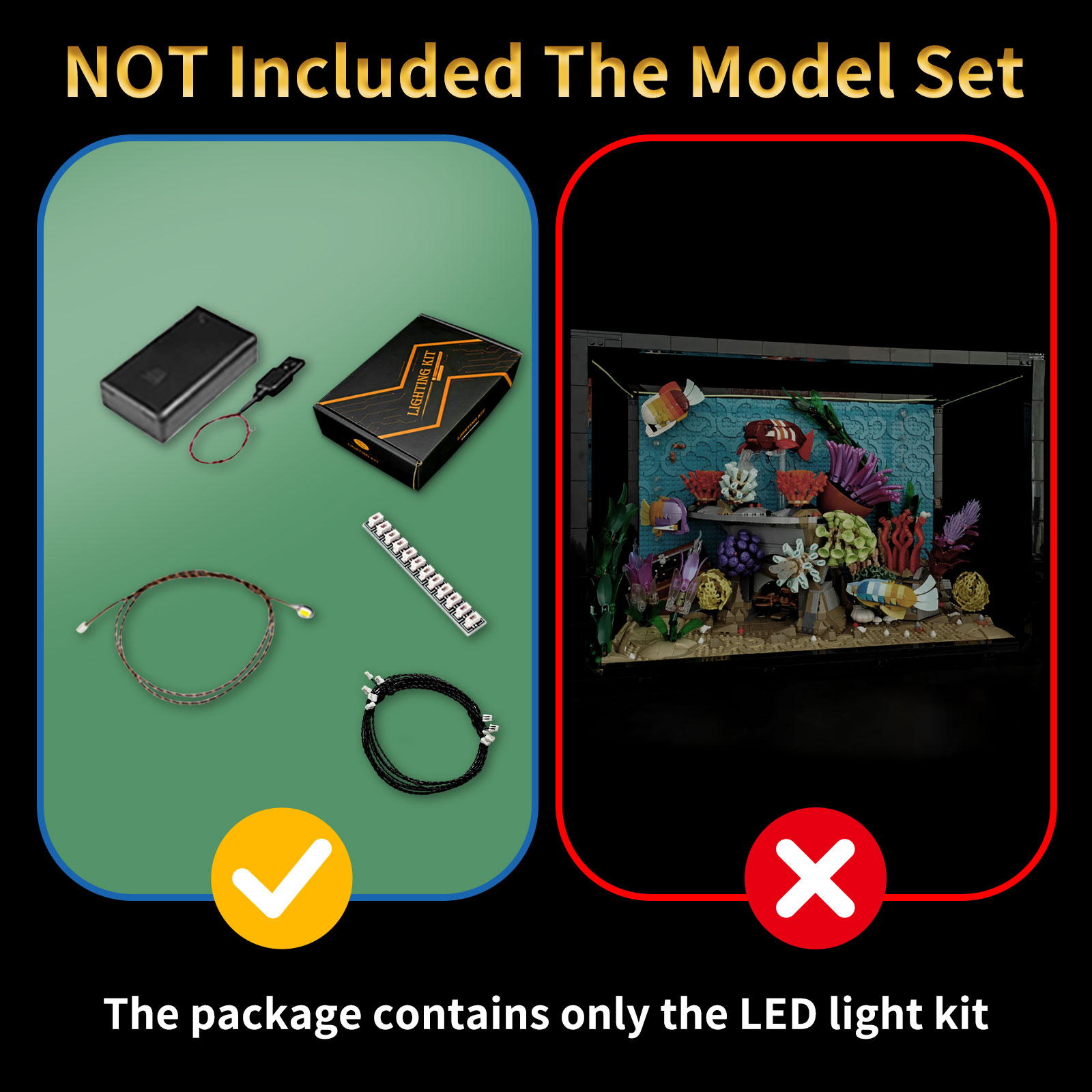 LYBMTWF LED Lighting Kit Compa - Aquarium Fish Light recension och pris