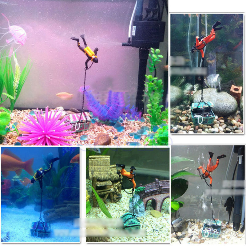 Treasure Frogman Aquarium Orna - Aquarium Fish Of The World recension och pris