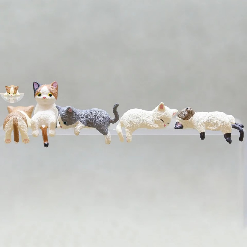 1Pc Cute Cartoon Cat PVC Home  - Aquarium Fish Real recension och pris