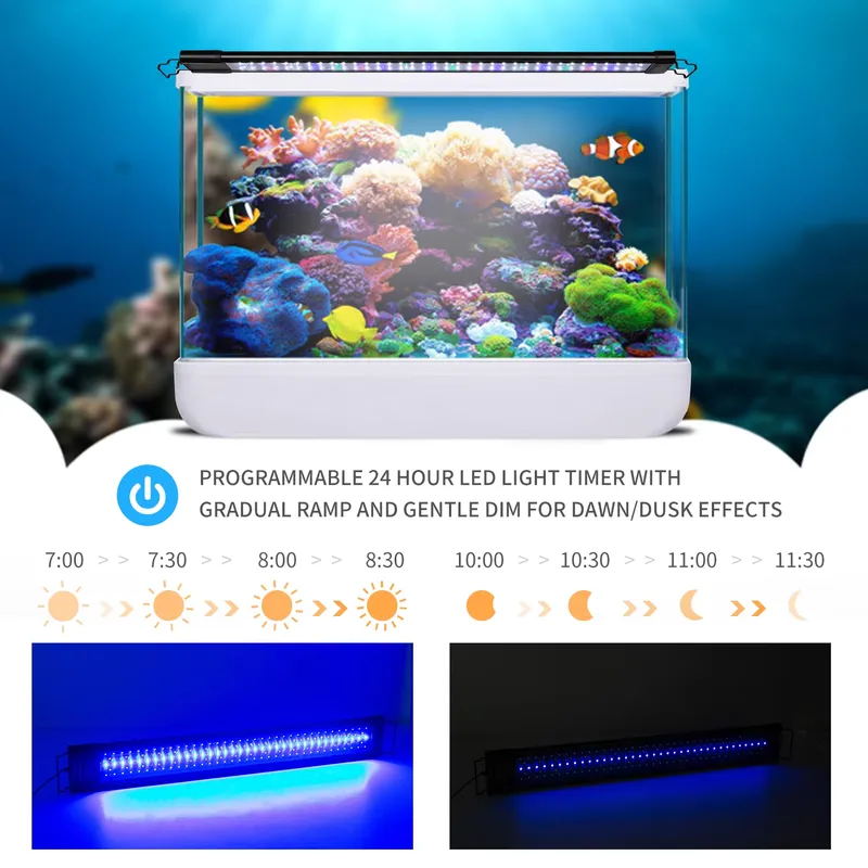 LED Programmable Aquarium Ligh - Aquarium Fish Light recension och pris