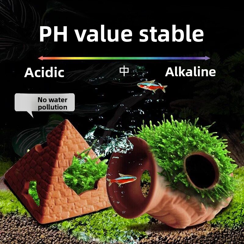  Clay Tank with Hiding Hole fo - Aquarium Fish Reproduction recension och pris