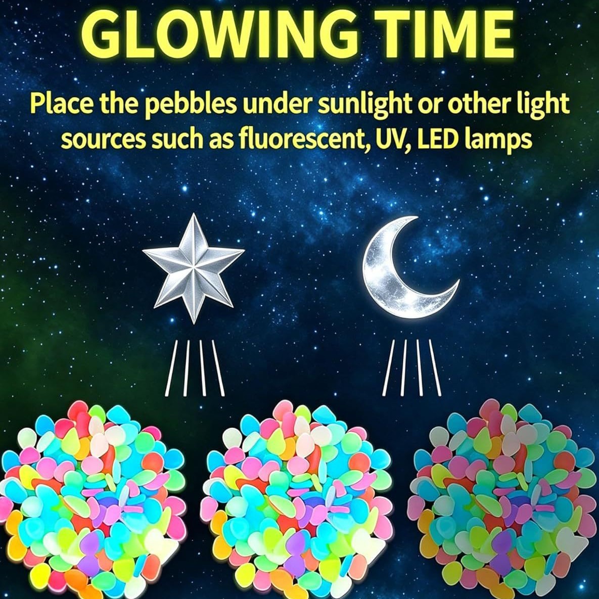 Colorful Glow In The Dark Lumi - Aquarium Fish Light recension och pris