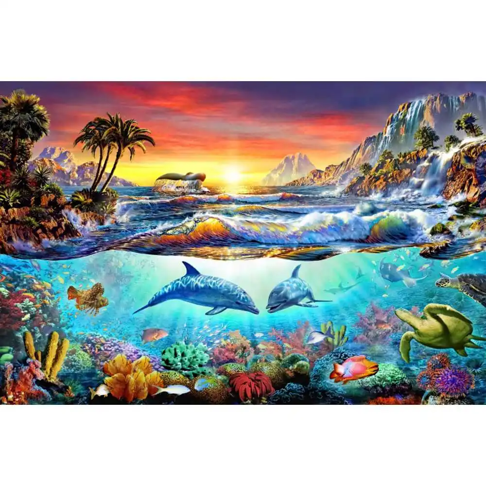 Underwater World Seabed Backdr - Aquarium Fish Of The World recension och pris