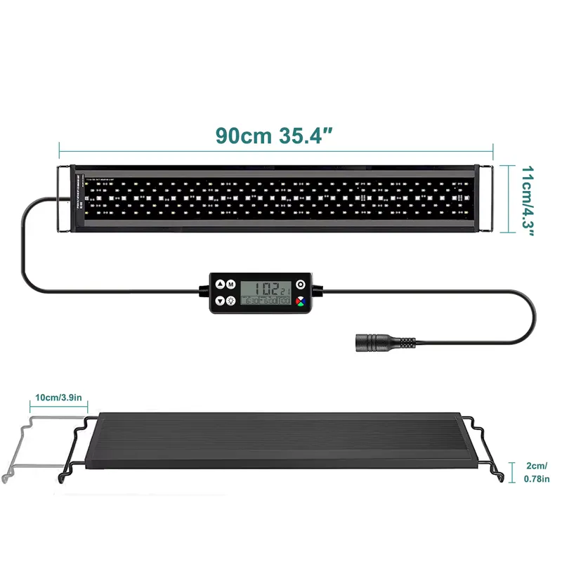 SIROKA SRK-YFT 90 cm Full Spec - Aquarium Fish Light recension och pris