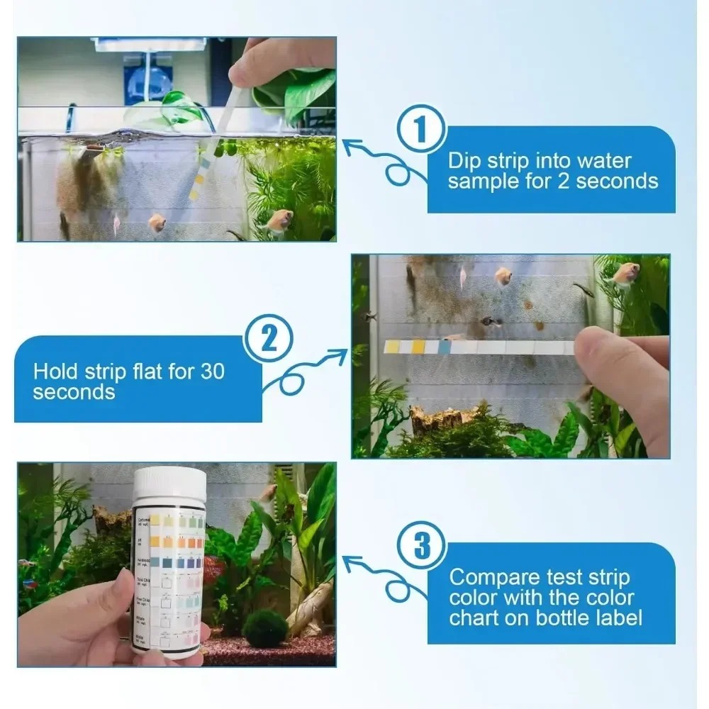 Aquarium Test Strip  PH Qualit - Aquarium Fish Freshwater recension och pris