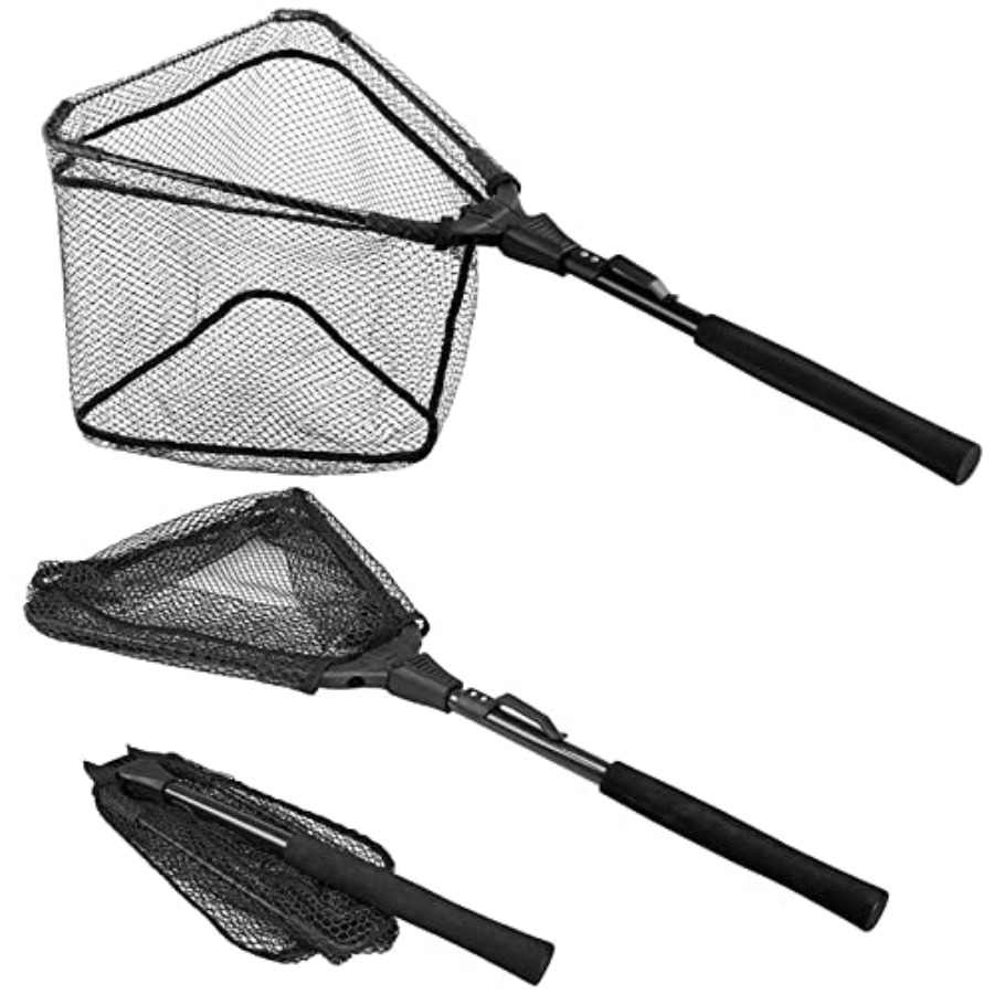 Fishing Net Fish Floating Land - Fish Net Handle recension och pris