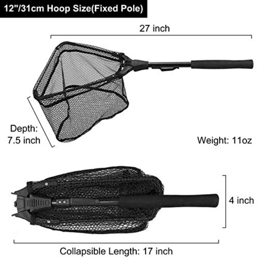 Fishing Net Fish Floating Land - Fish Net Handle recension och pris