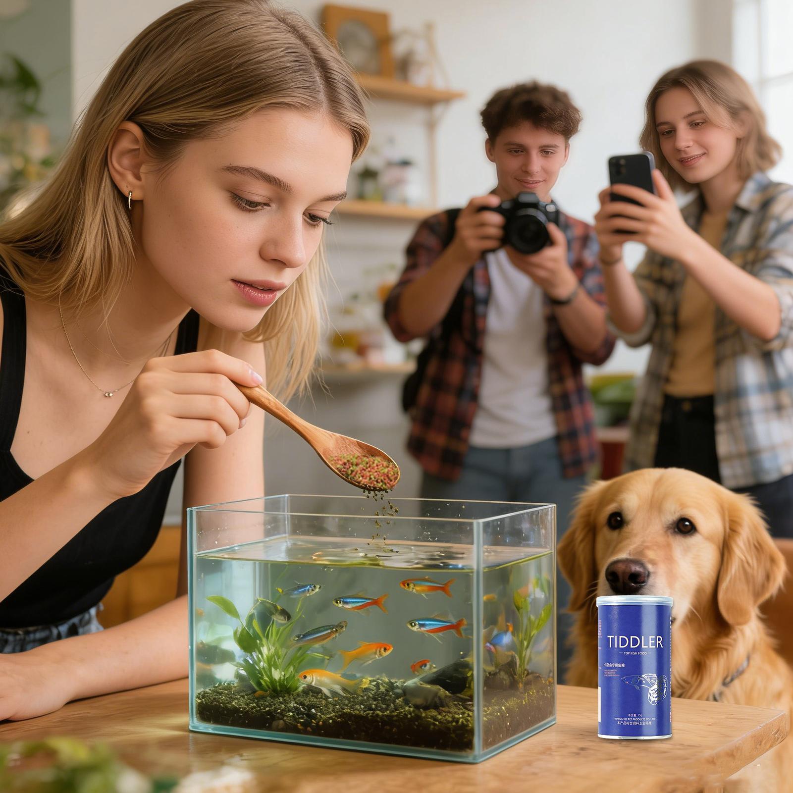 Fish Food Aquarium Feed Small  - Aquarium Fish Restaurant recension och pris