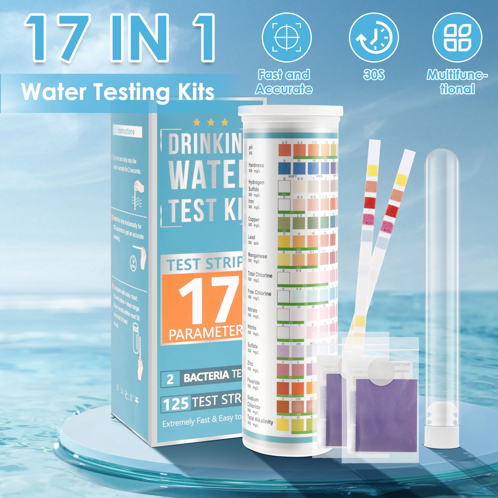 5-17 in 1 Aquarium Test Strips - Aquarium Fish Freshwater recension och pris
