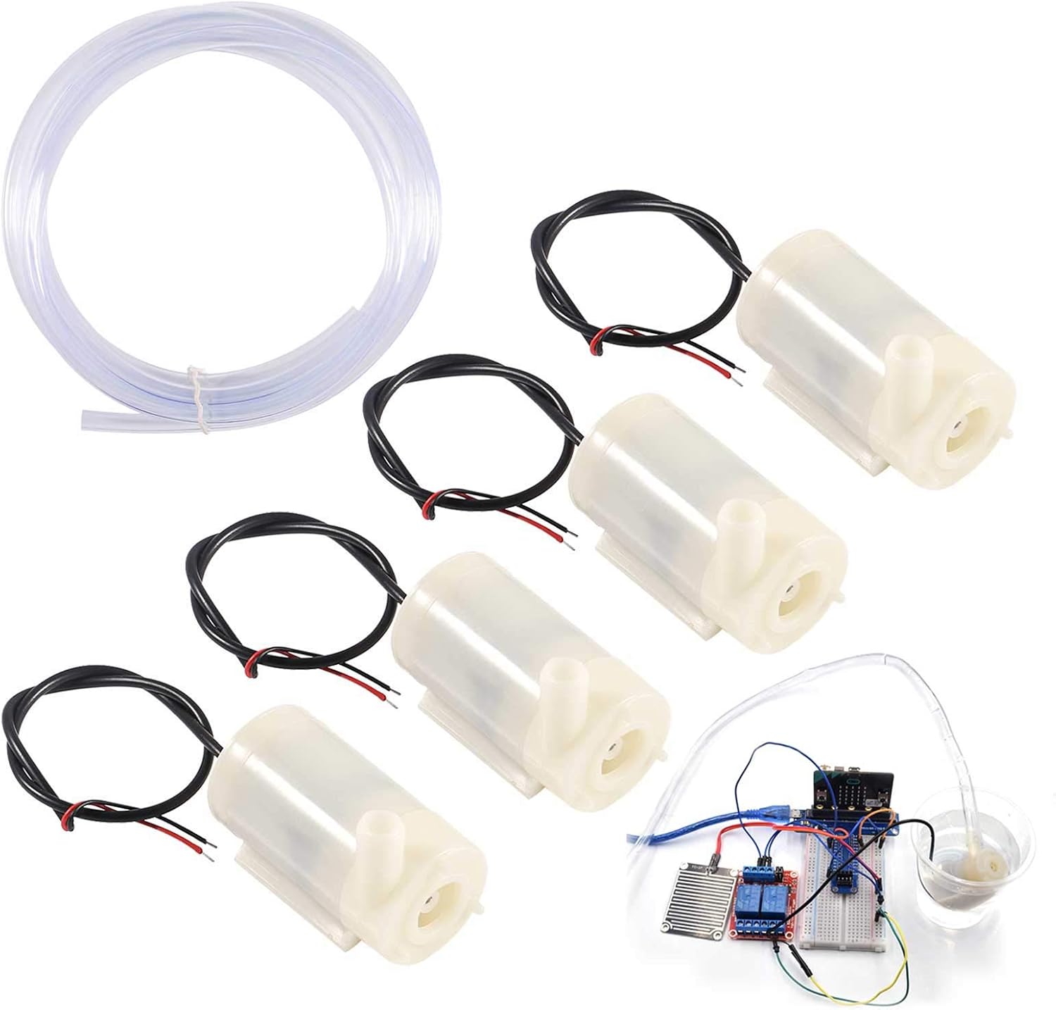 4PCS DC 3V 5V Micro Submersibl - Aquarium Fish Delivery recension och pris