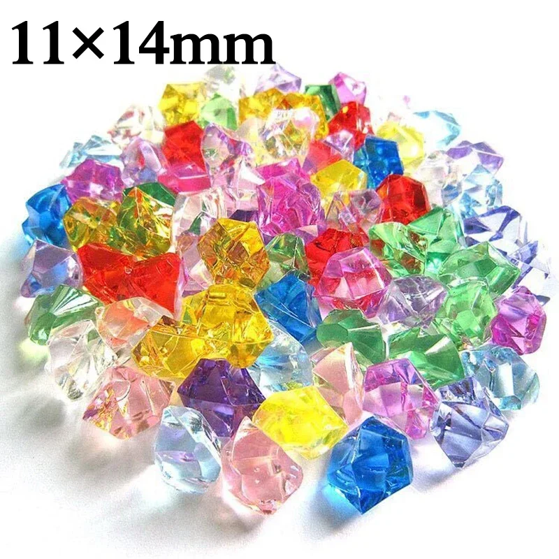 200pcs Acrylic Gem Stone Color - Aquarium Fish Real recension och pris