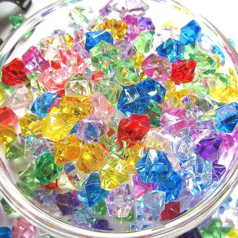 200pcs Acrylic Gem Stone Color - Aquarium Fish Real recension och pris
