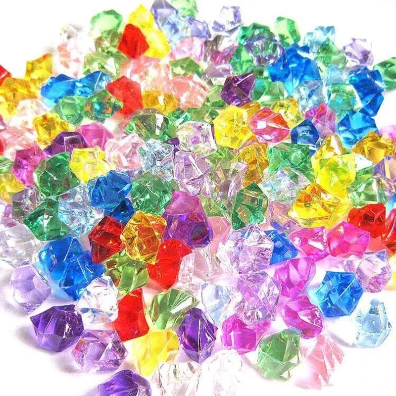200pcs Acrylic Gem Stone Color - Aquarium Fish Real recension och pris