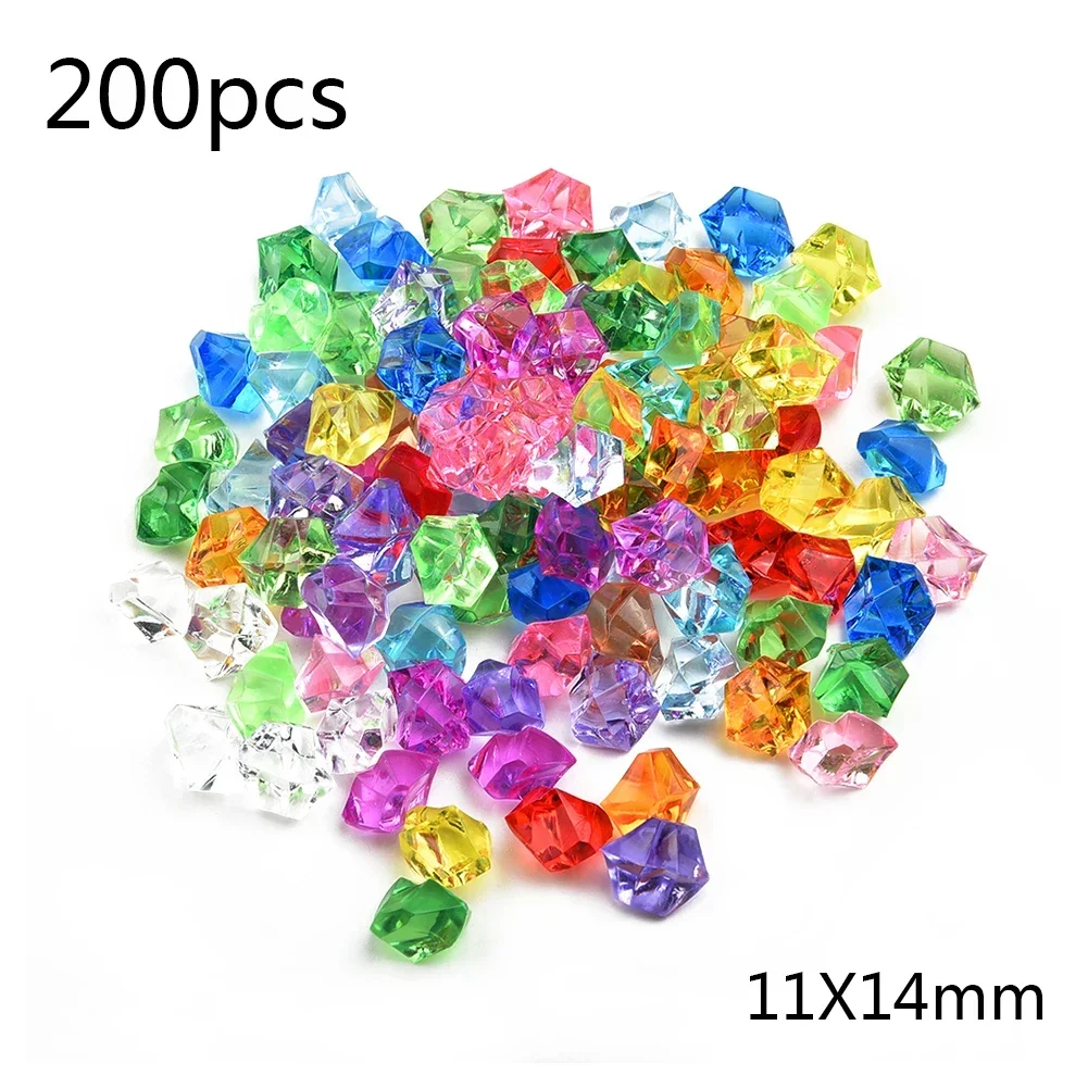 200pcs Acrylic Gem Stone Color - Aquarium Fish Real recension och pris