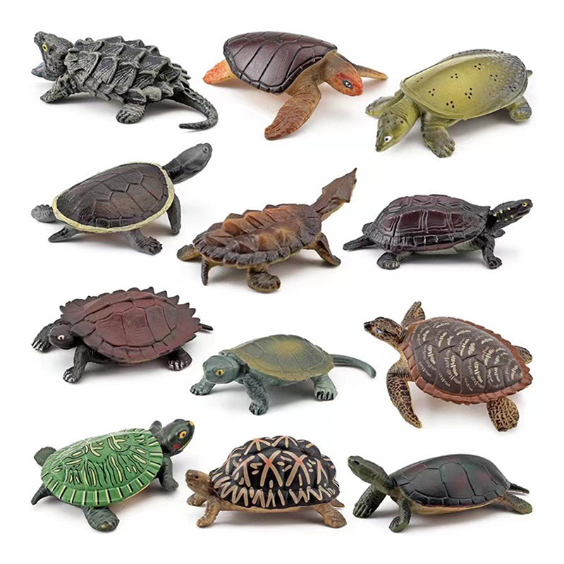 Realistic Turtle Action Figure - Aquarium Fish For Beginners recension och pris