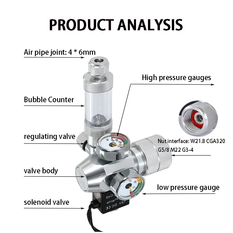 New DIY Aquarium CO2 Regulator - Aquarium Fish For Beginners recension och pris