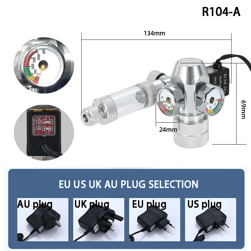 New DIY Aquarium CO2 Regulator - Aquarium Fish For Beginners recension och pris