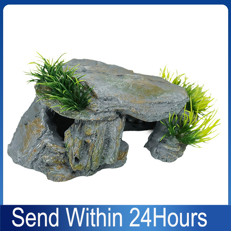 Reptile Rock Hide Cave Natural - Aquarium Fish Freshwater recension och pris