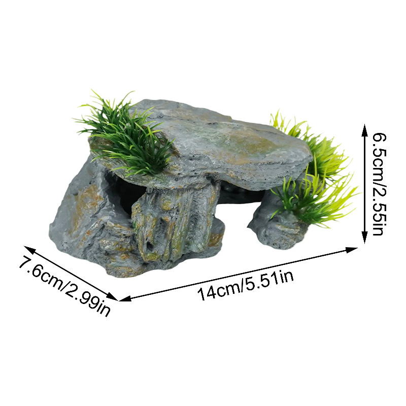 Reptile Rock Hide Cave Natural - Aquarium Fish Freshwater recension och pris