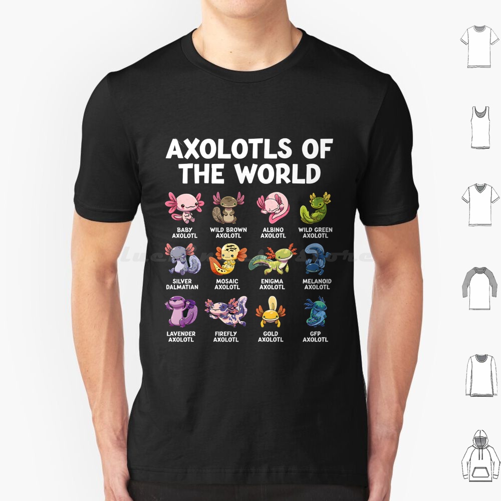 World Axolotls T Shirt 6xl Cot - Aquarium Fish Of The World recension och pris