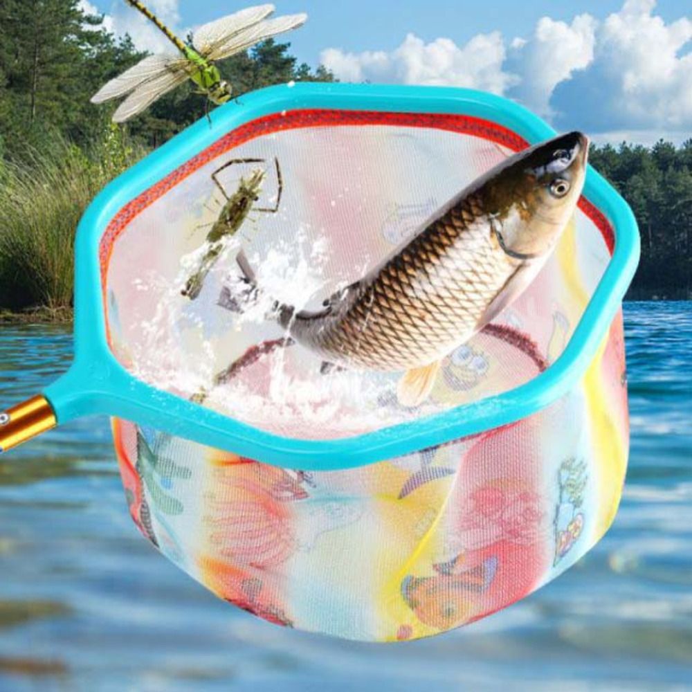 Non-Slip Handle Pocket Fish Di - Fish Net Handle recension och pris