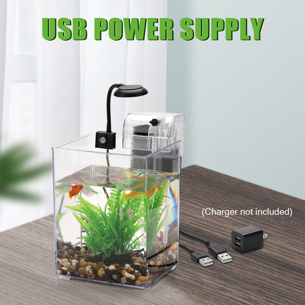 USB Desktop Fish Tank Set-Easy - Aquarium Fish For Beginners recension och pris
